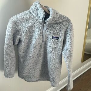 Patagonia gray fleece zip up size xs